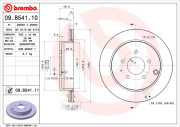 09.B541.11 Brzdový kotúč COATED DISC LINE BREMBO