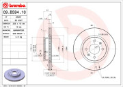 09.B594.10 Brzdový kotúč PRIME LINE BREMBO