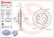 09.C171.1X Brzdový kotúč BEARING DISC LINE BREMBO