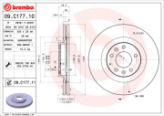 09.C177.11 Brzdový kotúč COATED DISC LINE BREMBO