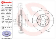 09.C179.11 Brzdový kotúč COATED DISC LINE BREMBO