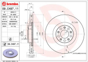 09.C497.11 Brzdový kotúč COATED DISC LINE BREMBO