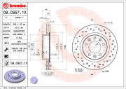 09.C657.1X Brzdový kotúč BEARING DISC LINE BREMBO