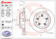 09.C987.21 Brzdový kotúč COATED DISC LINE BREMBO