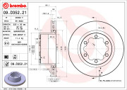 09.D352.21 Brzdový kotúč COATED DISC LINE BREMBO