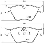 P 06 065 Sada brzdových platničiek kotúčovej brzdy PRIME LINE BREMBO