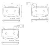 P 23 183 Sada brzdových platničiek kotúčovej brzdy PRIME LINE BREMBO