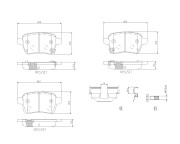 P 23 190 Sada brzdových platničiek kotúčovej brzdy PRIME LINE BREMBO