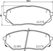 P 30 086 Sada brzdových platničiek kotúčovej brzdy PRIME LINE BREMBO