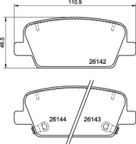 P 30 118 Sada brzdových platničiek kotúčovej brzdy PRIME LINE BREMBO