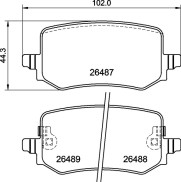 P 30 139 Sada brzdových platničiek kotúčovej brzdy PRIME LINE BREMBO