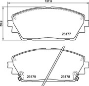 P 49 065 Sada brzdových platničiek kotúčovej brzdy PRIME LINE BREMBO