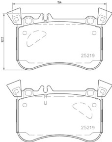 P 50 121 Sada brzdových platničiek kotúčovej brzdy PRIME LINE BREMBO