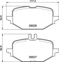 P 50 172 Sada brzdových platničiek kotúčovej brzdy PRIME LINE BREMBO