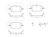 P 50 173 Sada brzdových platničiek kotúčovej brzdy PRIME LINE BREMBO