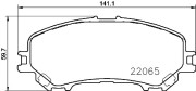 P 56 100 Sada brzdových platničiek kotúčovej brzdy PRIME LINE BREMBO