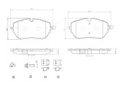 P 61 128 Sada brzdových platničiek kotúčovej brzdy PRIME LINE BREMBO