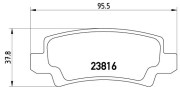 P 83 065 Sada brzdových platničiek kotúčovej brzdy PRIME LINE BREMBO