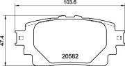 P 83 174 Sada brzdových platničiek kotúčovej brzdy PRIME LINE BREMBO