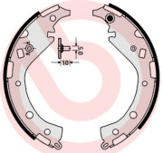 S 83 549 Sada brzdových čeľustí ESSENTIAL LINE BREMBO