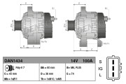 DAN1434 Alternátor DENSO