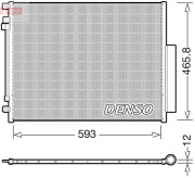 DCN01005 Kondenzátor klimatizácie DENSO