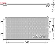 DCN02002 Kondenzátor klimatizácie DENSO