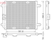 DCN02028 Kondenzátor klimatizácie DENSO