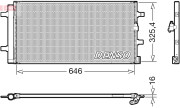 DCN02041 Kondenzátor klimatizácie DENSO
