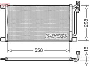 DCN05020 Kondenzátor klimatizácie DENSO