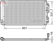 DCN05033 Kondenzátor klimatizácie DENSO