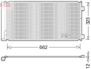 DCN05103 Kondenzátor klimatizácie DENSO