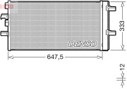 DCN05108 Kondenzátor klimatizácie DENSO
