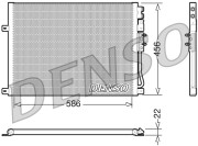 DCN06009 Kondenzátor klimatizácie DENSO