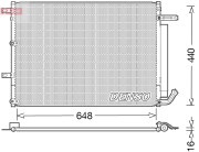 DCN06018 Kondenzátor klimatizácie DENSO