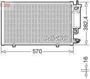 DCN10051 Kondenzátor klimatizácie DENSO