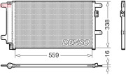 DCN12007 Kondenzátor klimatizácie DENSO