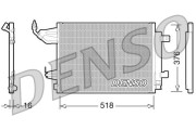 DCN16001 Kondenzátor klimatizácie DENSO