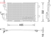 DCN20037 Kondenzátor klimatizácie DENSO