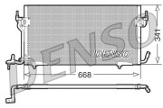 DCN21011 Kondenzátor klimatizácie DENSO