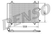 DCN21015 Kondenzátor klimatizácie DENSO