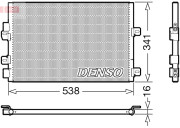 DCN23028 Kondenzátor klimatizácie DENSO