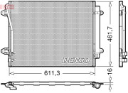 DCN32012 Kondenzátor klimatizácie DENSO