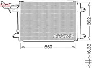 DCN32032 Kondenzátor klimatizácie DENSO