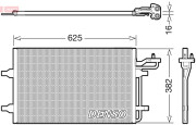 DCN33009 Kondenzátor klimatizácie DENSO