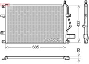 DCN33013 Kondenzátor klimatizácie DENSO