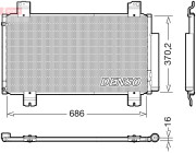 DCN40033 Kondenzátor klimatizácie DENSO