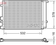 DCN41005 Kondenzátor klimatizácie DENSO