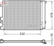 DCN41006 Kondenzátor klimatizácie DENSO