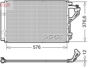 DCN41010 Kondenzátor klimatizácie DENSO